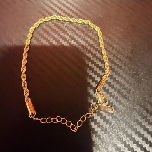18k gold plated bracelet
