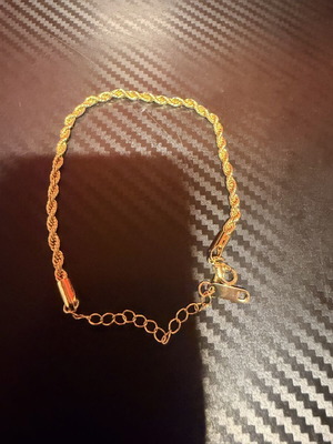 18k gold plated bracelet