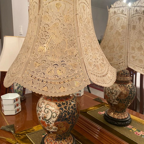 Japanese table lamp used