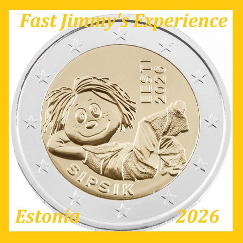 Estonia 2026 Commemorative 2 Euro Coin Sipsik New
