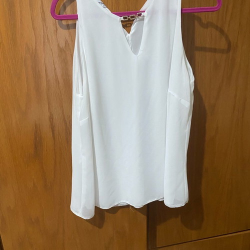 Chrisper summer blouse like new, white, size XL