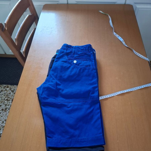 Boys' bermuda shorts set like new, size 12 years, blue