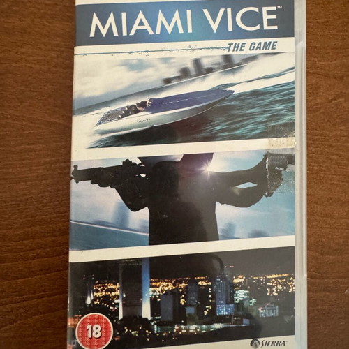 Miami Vice PSP game cartridge like new