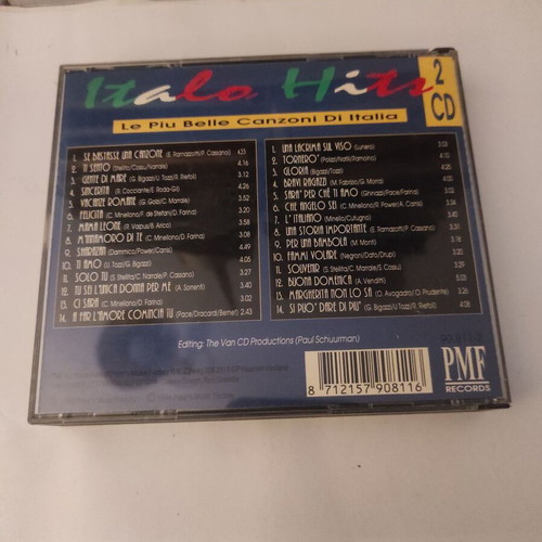 Italo Hits double CD collection like new, electronic genre