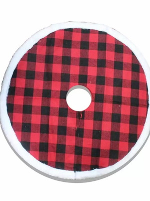 Tree skirt 45cm checkered new