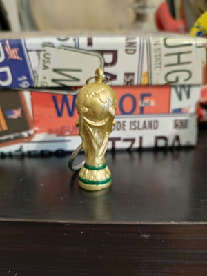 World Cup Trophy Keychain like new from America