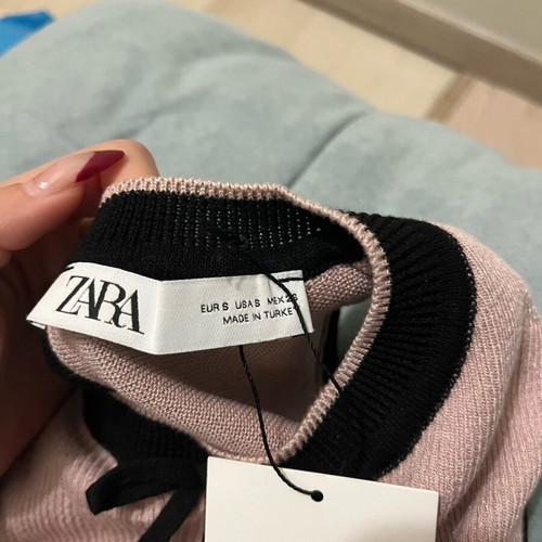 Zara blouse pink new