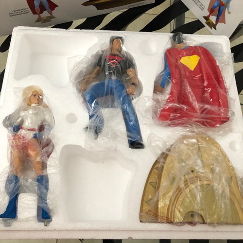 Superman Family 2-Part Statue new, collectible set DC Direct