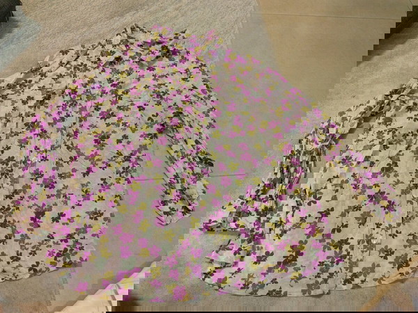 floral πουκάμισο XL