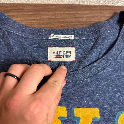 Tommy Hilfiger Denim T-shirt “NYC 1985” blue size XXL like new