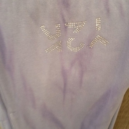 Tally Weijl modern sweatshirt and pants set like new, purple