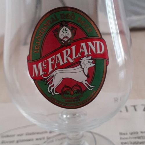Mc Farland Beer Glasses Set of 6 New 300 ml