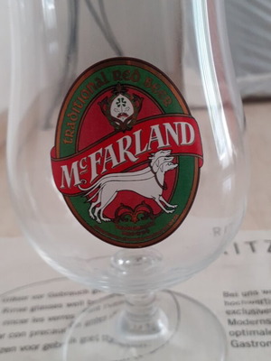 Mc Farland Beer Glasses Set of 6 New 300 ml