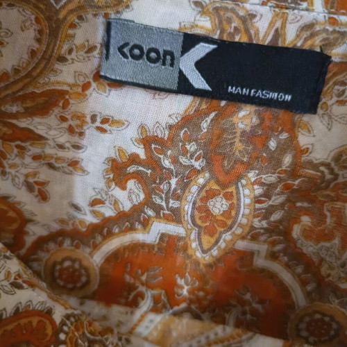 Vintage Koon shirt multicolored orange, like new, size XL