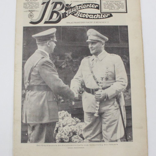 ILLUSTRIERTER BEOBACHTER magazine used, issue 18, 1 May 1941