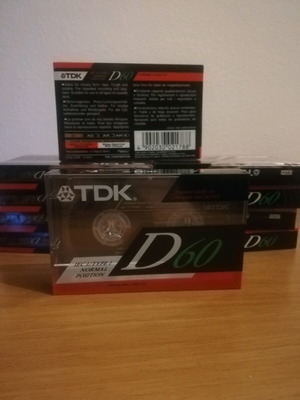 TDK D60 Type 1 cassette tapes, lot of 10, like new