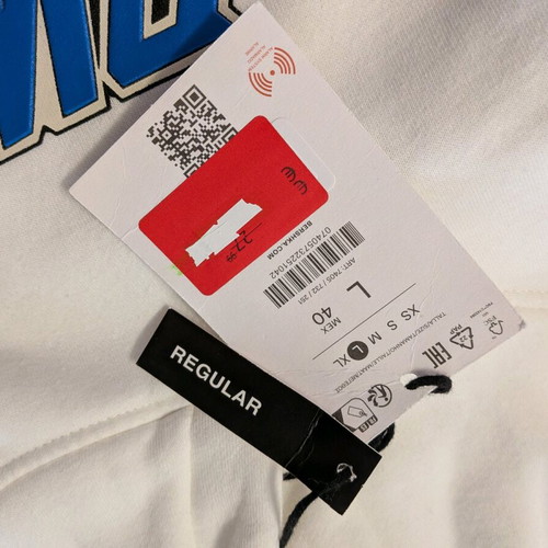 Bershka sweatshirt size L new, white