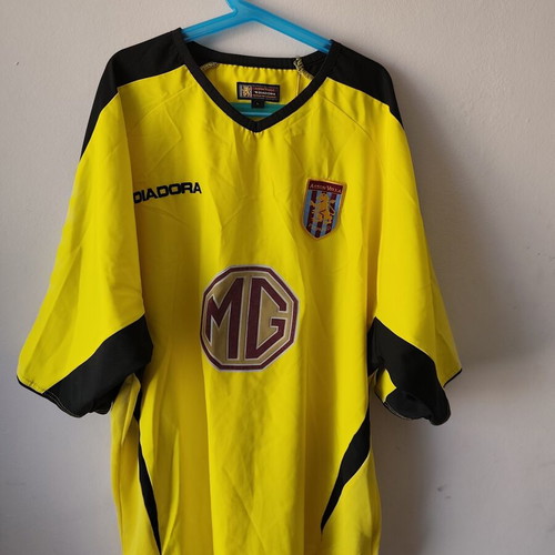 Aston Villa 2005 Away Shirt New Diadora Size L Men