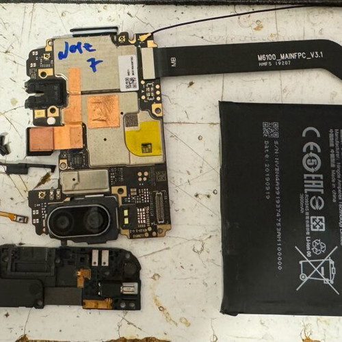 Xiaomi Redmi 7 4G/64G motherboard and parts used