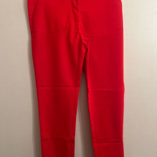 Moutaki red pants Large new unworn