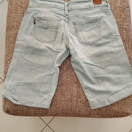 Pepe Jeans women's denim bermuda shorts used, light blue, size XS-S