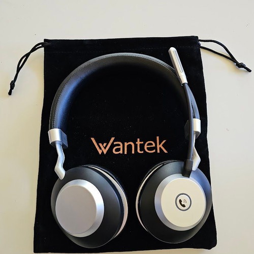 Ασύρματα ακουστικά Bluetooth Wantek WK882BT με μικρόφωνο και USB dongle νέα