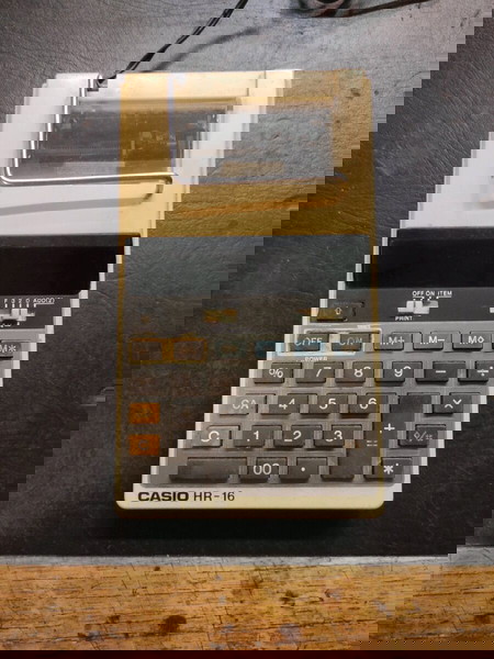 casio αριθμομηχανή vintage