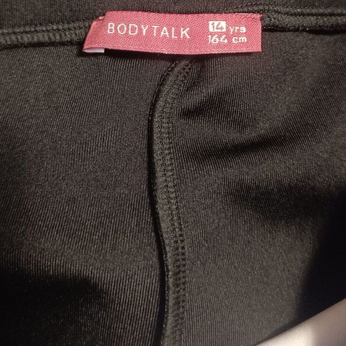 BodyTalk leggings for 14 years old like new, black multicolor