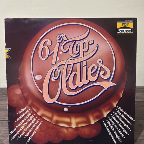 Top Oldies 61 vinyl record used, pop
