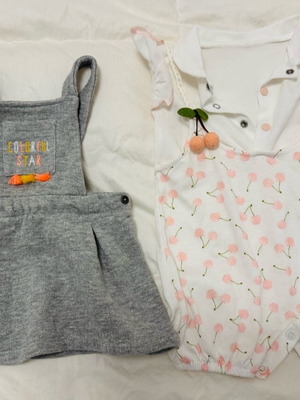 Orchestra baby dress and romper like new (3-6 months)