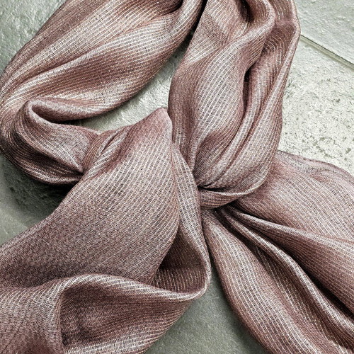 Doca scarf new pink/purple with gold details