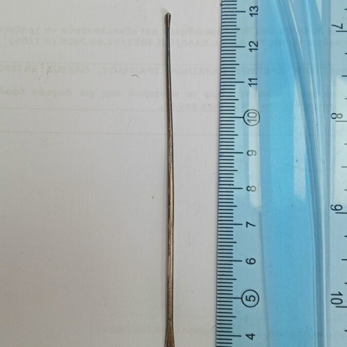 Prym USA Sterling Silver Military Bullet Probe used, medical antique