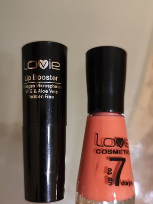 Lovie lipstick and nail polish set new