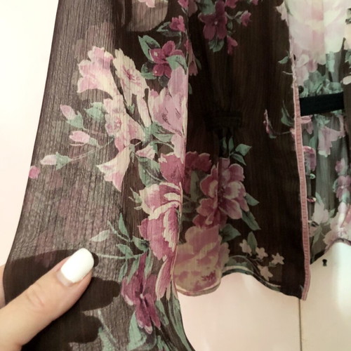 Cortefiel evening blouse with transparency like new