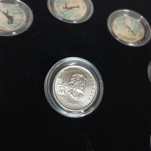Canada 2010 Winter Olympics Medals enameled, like new with certificate