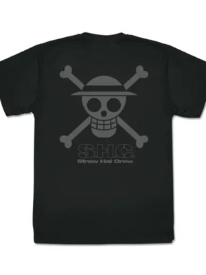 One Piece Straw Hat Crew Dry T-Shirt XL black and gray new