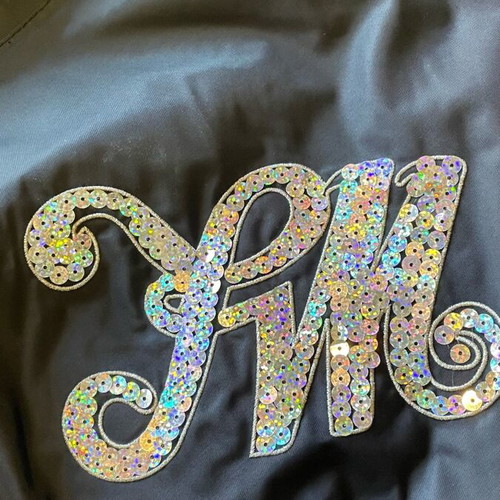 PlusMinus by Chiemsee Medium jacket like new, black with sequins