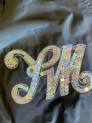 PlusMinus by Chiemsee Medium jacket like new, black with sequins