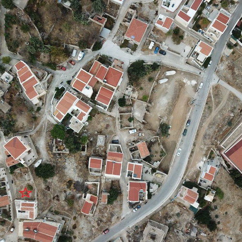 Two-Story Roofless Ruined House 92 m² in Symi with View