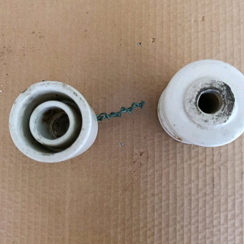 Porcelain insulators used