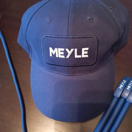 Meyle set with cap, lanyard keychain, 3 pens and 2 stickers new