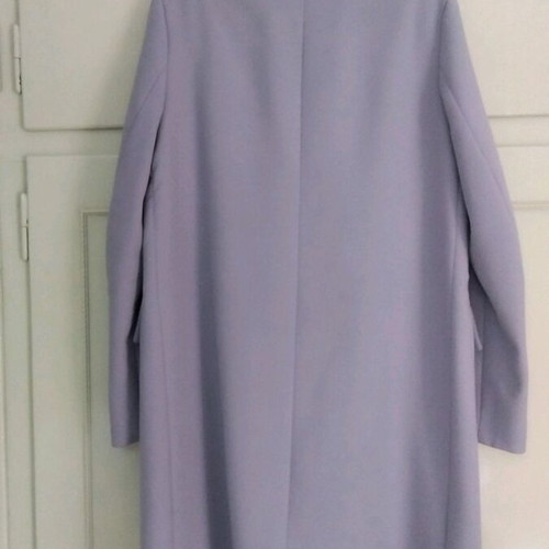 Long Zara coat in ciel color, size S, like new