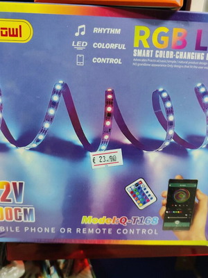 Rgb led strip 5 meters with Bluetooth new