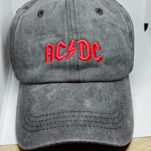AC/DC Vintage Style Cap with Embroidered Logo like new