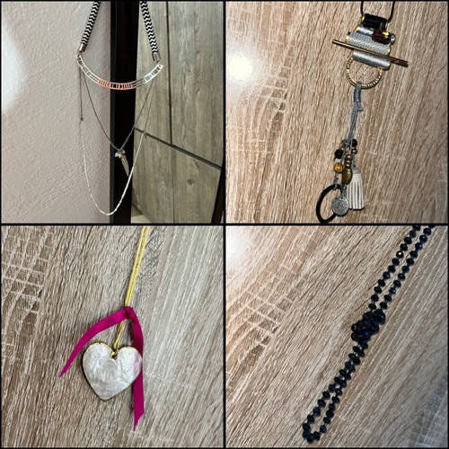 Necklaces like new, pack of 4 multicolored