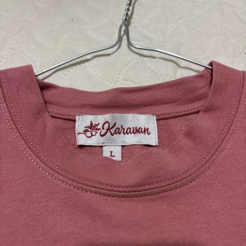 Karavan oversized T-shirt, pink, size L