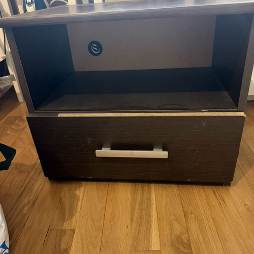 Brown bedroom nightstand in excellent condition