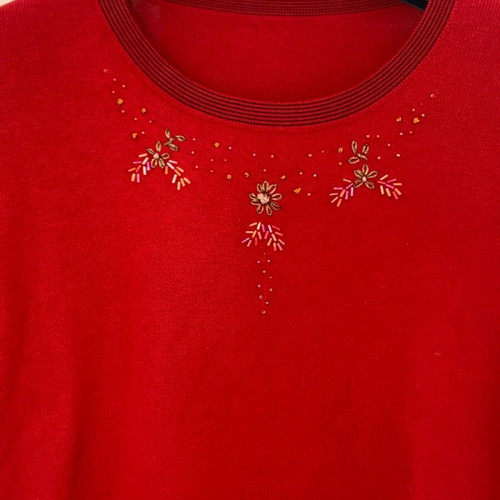 Knitted set burgundy Cojean almost new, jacket and blouse