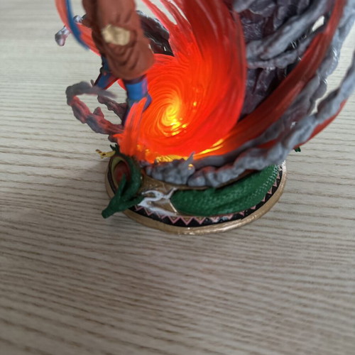 Dragon Ball Z Goku figure with lighting like new