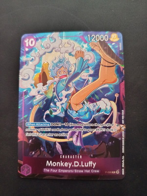 One Piece Luffy Promo Card like new